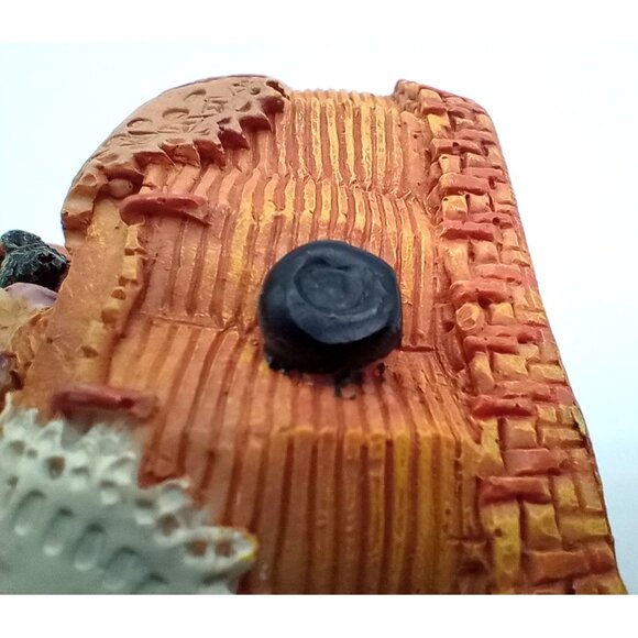 Teddy Bear Family in Sewing Basket Scene Knick Knack Vintage 3.25 Crafting Gift - Picture 16 of 16